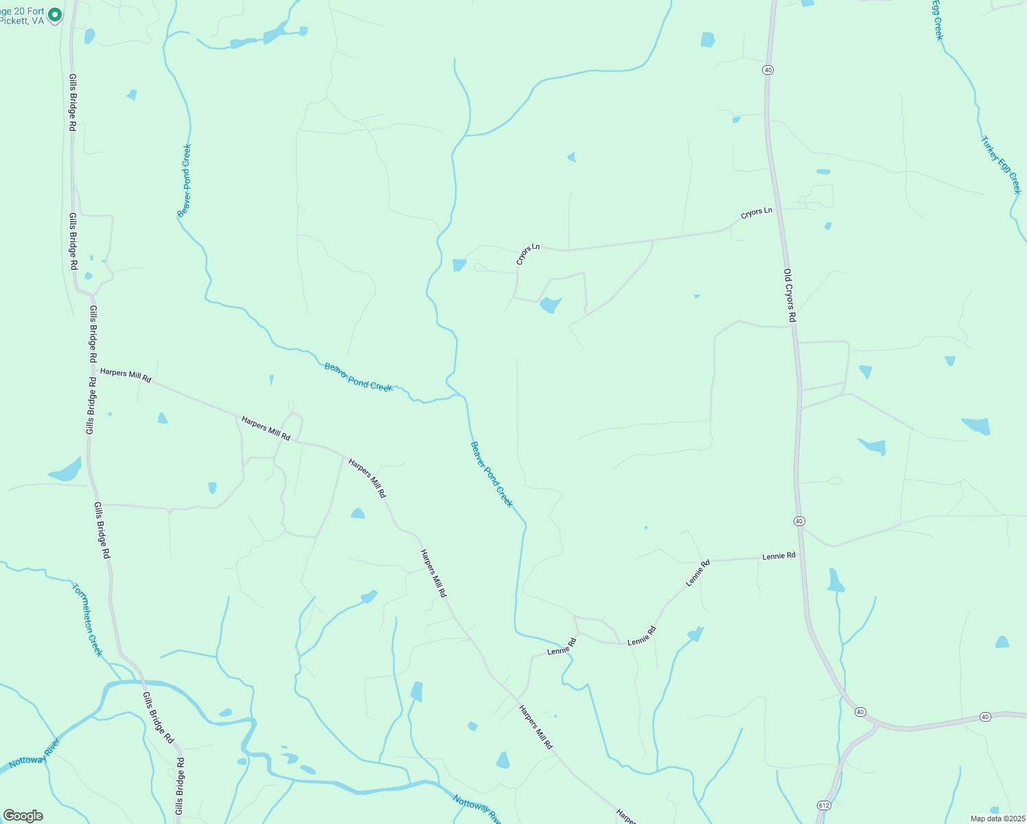 map of restaurants, bars, coffee shops, grocery stores, and more near 4903 Cryors Lane in McKenney