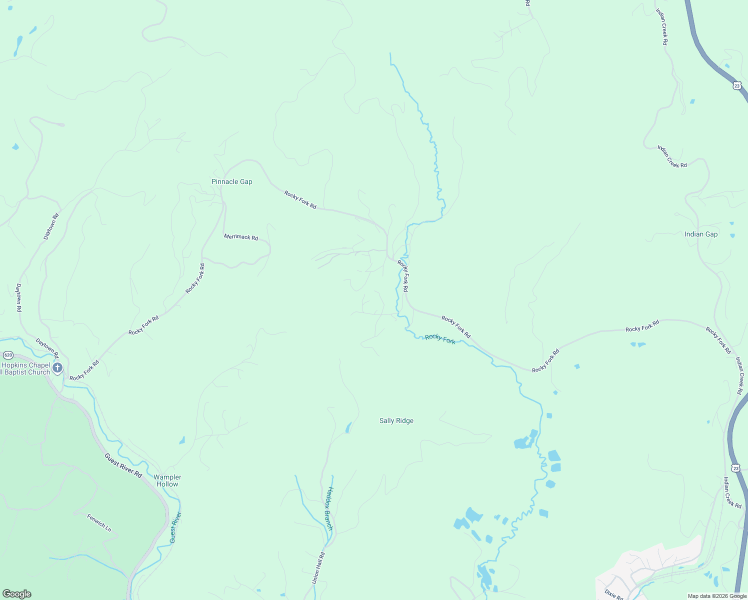 map of restaurants, bars, coffee shops, grocery stores, and more near 7301 Grebe Road in Wise