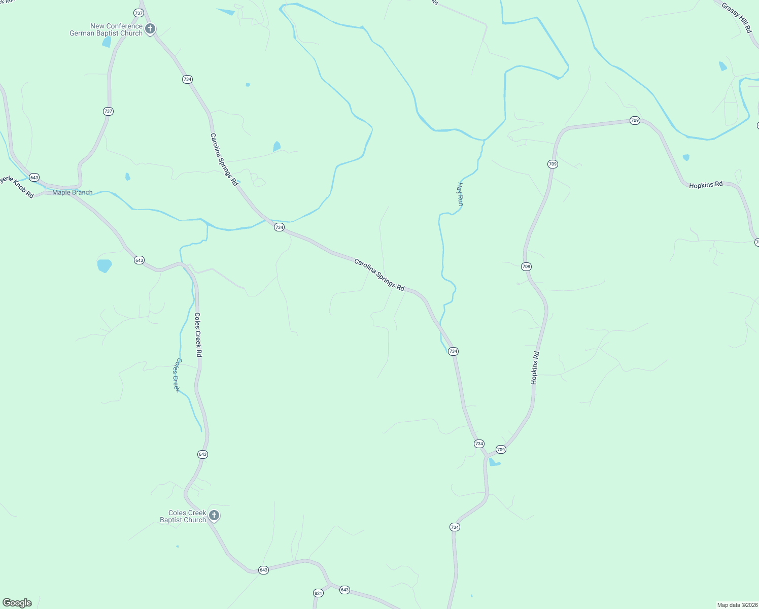 map of restaurants, bars, coffee shops, grocery stores, and more near 929 Carolina Springs Road in Rocky Mount