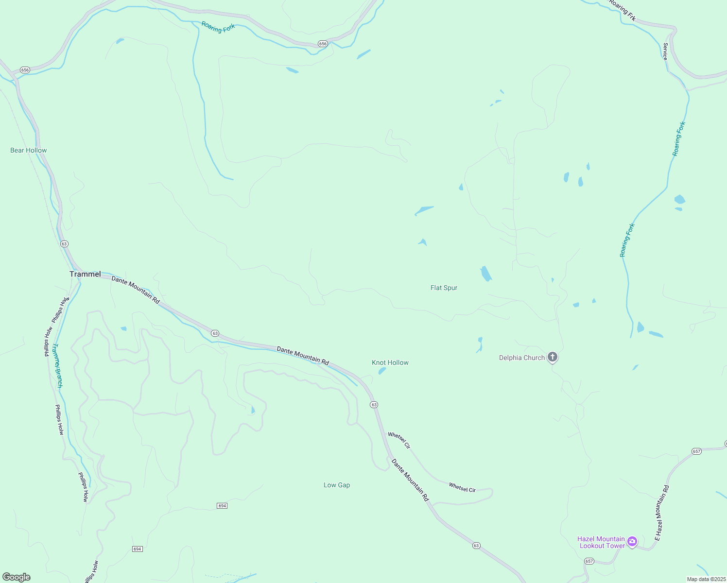 map of restaurants, bars, coffee shops, grocery stores, and more near in Dante