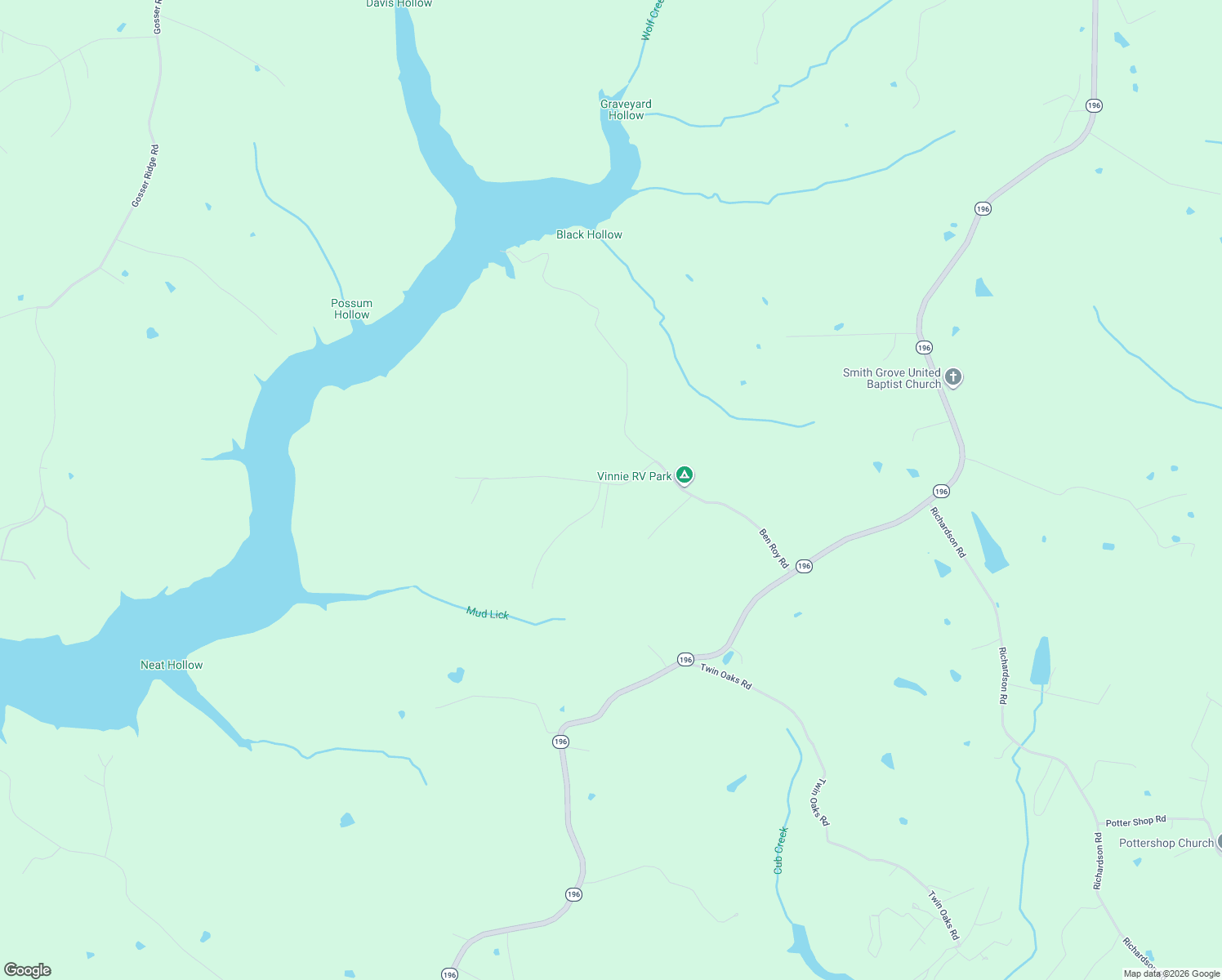 map of restaurants, bars, coffee shops, grocery stores, and more near 675 Ben Roy Road in Russell Springs