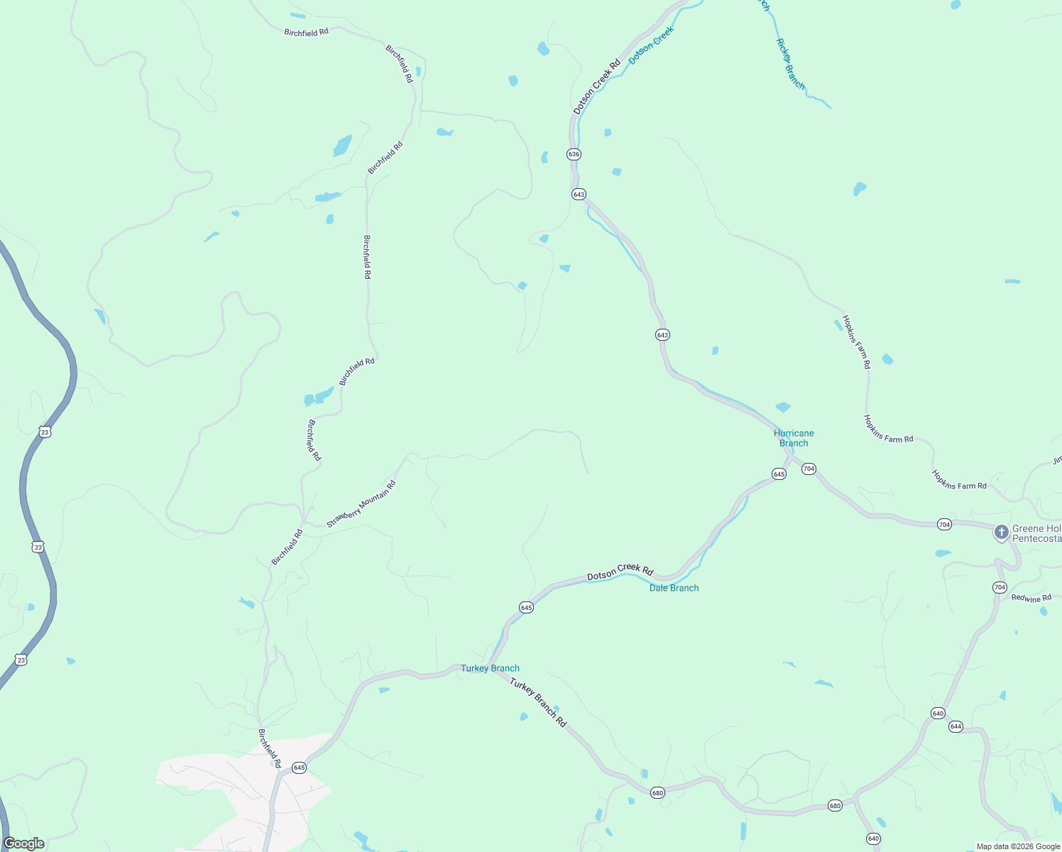 map of restaurants, bars, coffee shops, grocery stores, and more near 7416 Strawberry Mountain Road in Wise