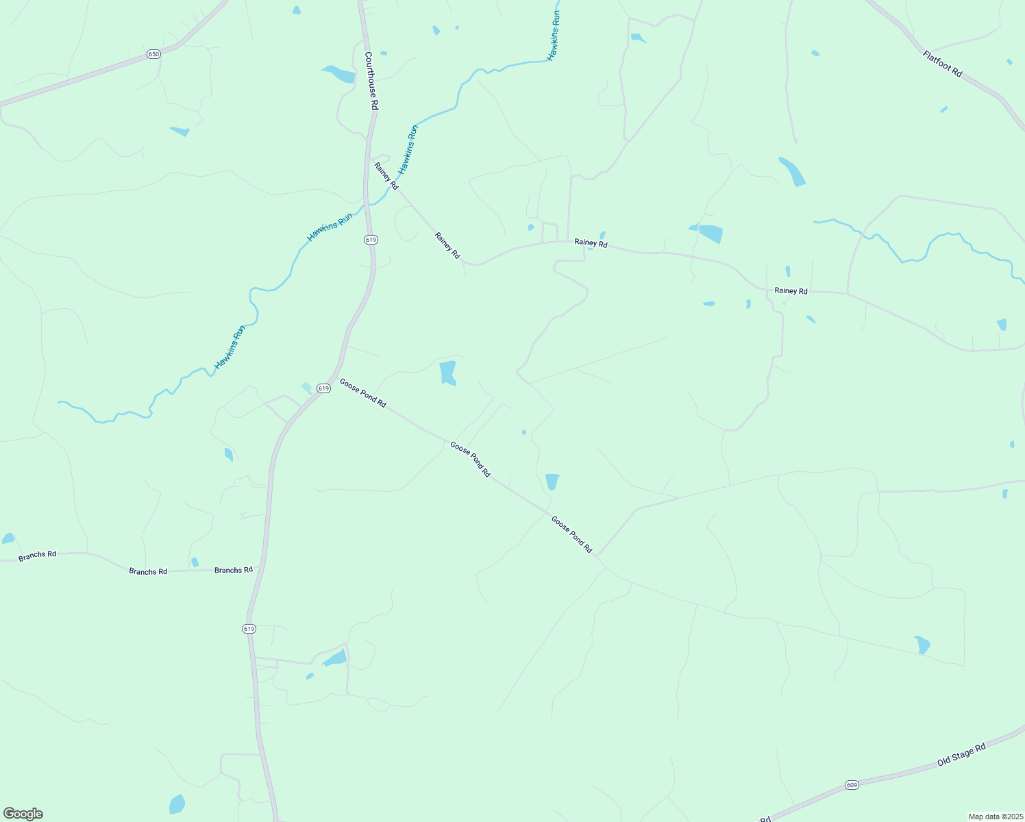 map of restaurants, bars, coffee shops, grocery stores, and more near 19620 Goose Pond Road in Dinwiddie