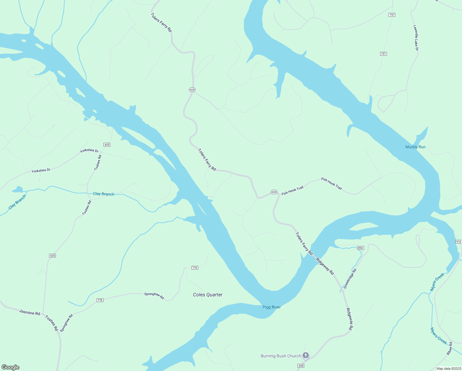 map of restaurants, bars, coffee shops, grocery stores, and more near 12123 Tolers Ferry Road in Pittsville