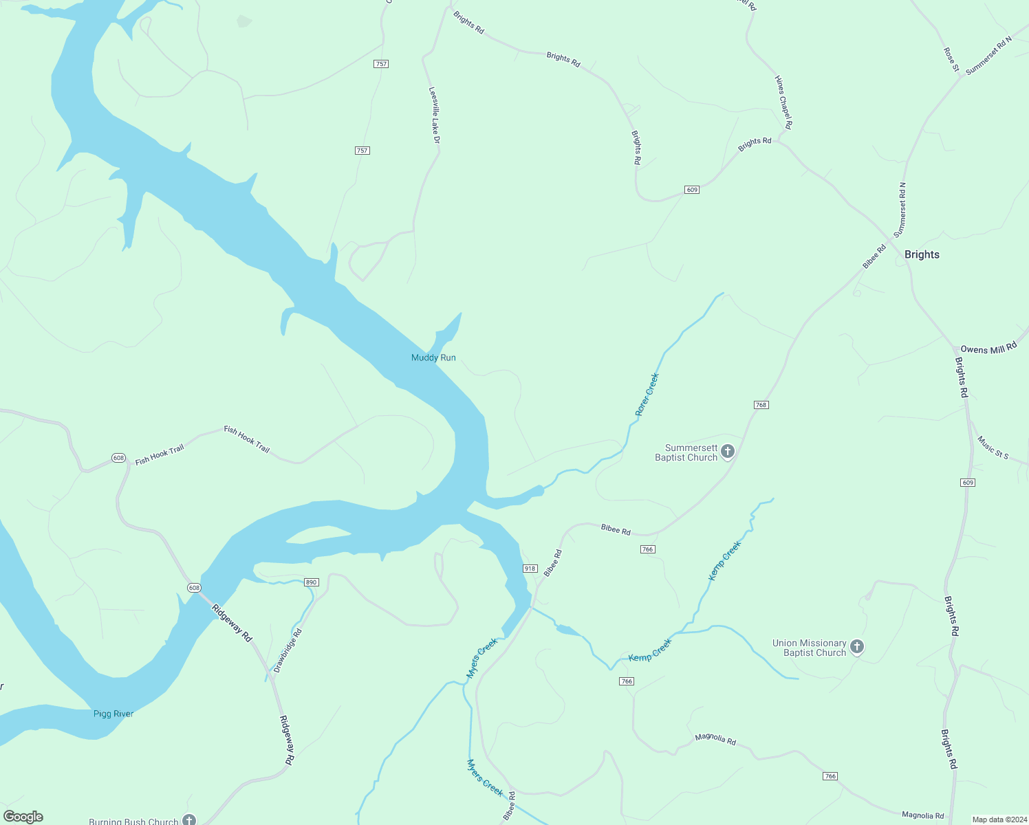 map of restaurants, bars, coffee shops, grocery stores, and more near Waterside Terrace in Pittsville