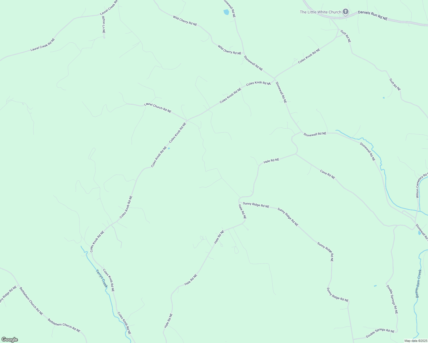 map of restaurants, bars, coffee shops, grocery stores, and more near 292 Ridge Road Northeast in Check
