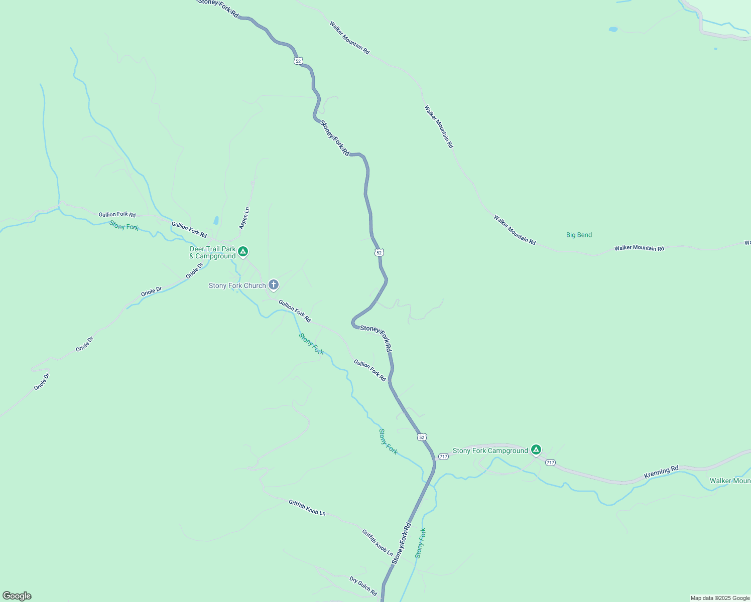 map of restaurants, bars, coffee shops, grocery stores, and more near 7101 Stoney Fork Road in Wytheville