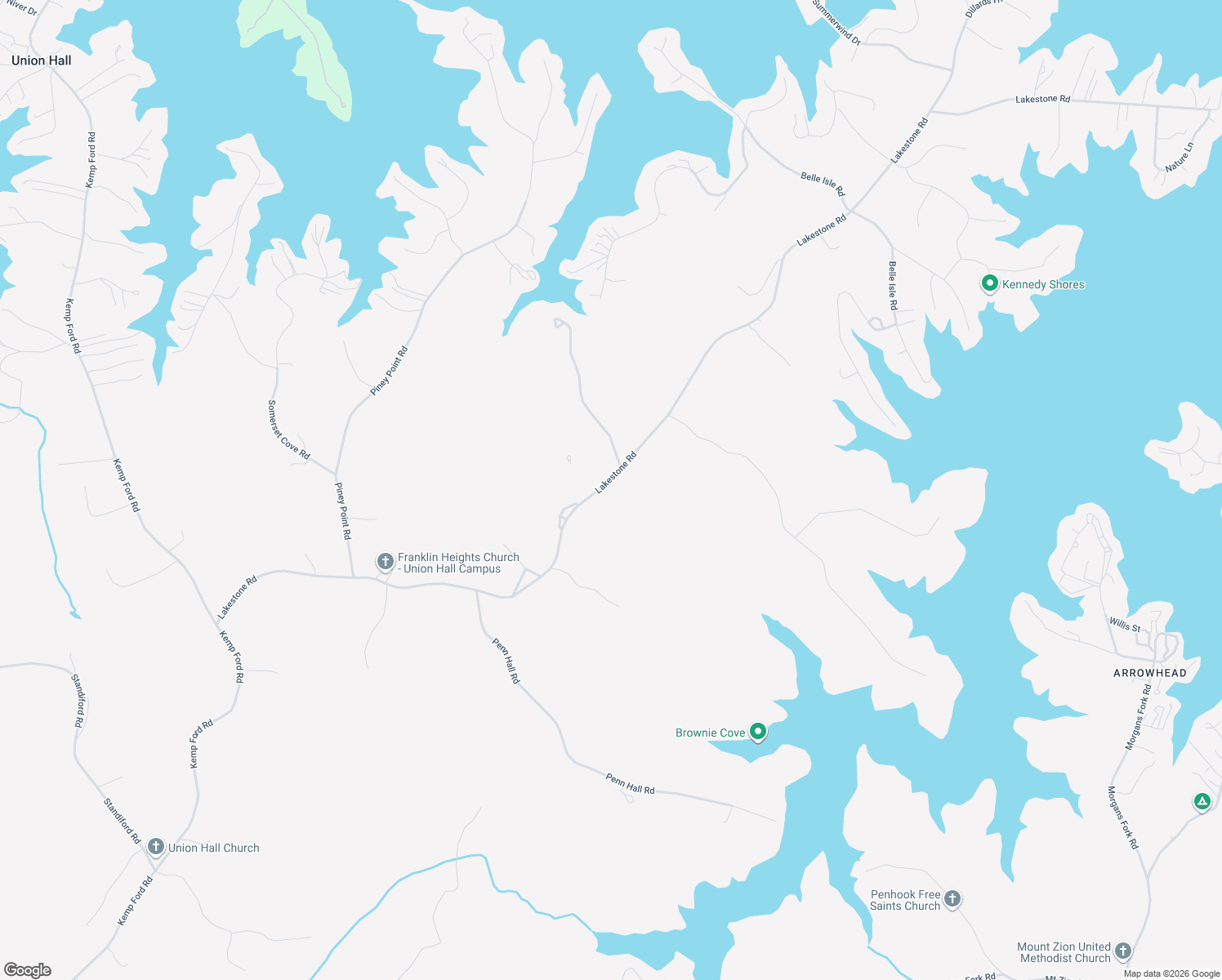 map of restaurants, bars, coffee shops, grocery stores, and more near 1331 Dillards Hill Road in Union Hall