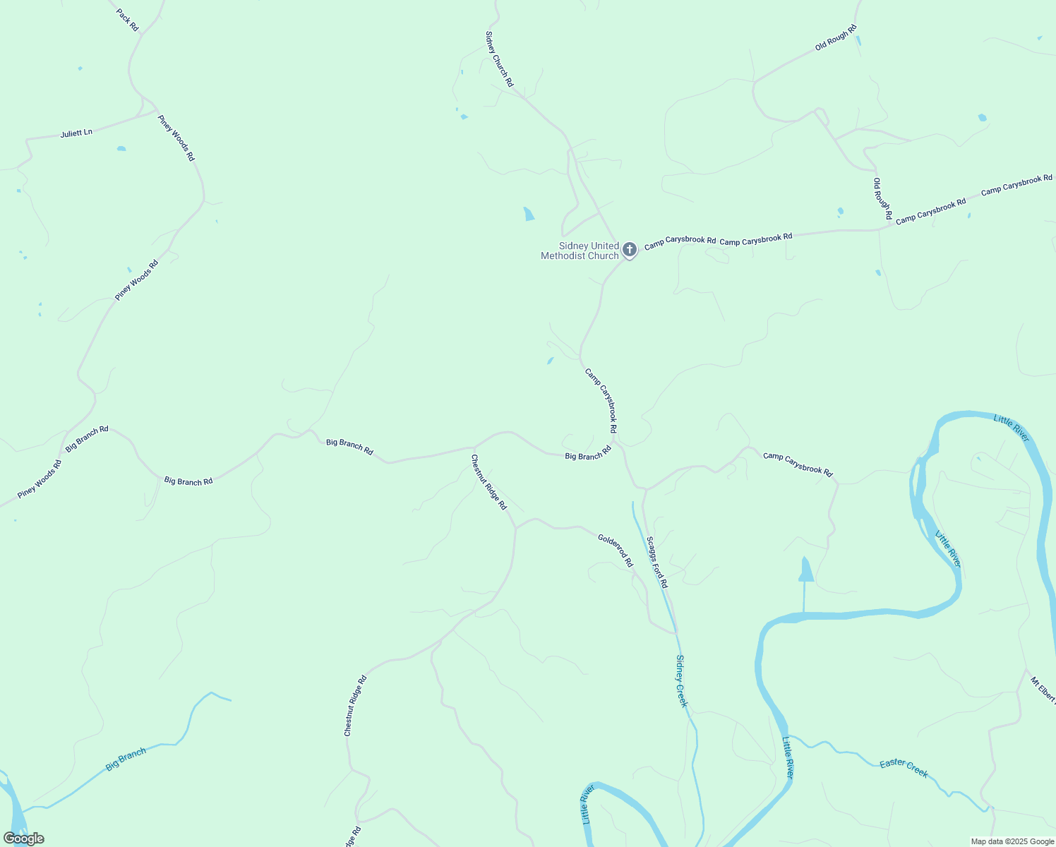 map of restaurants, bars, coffee shops, grocery stores, and more near in Riner