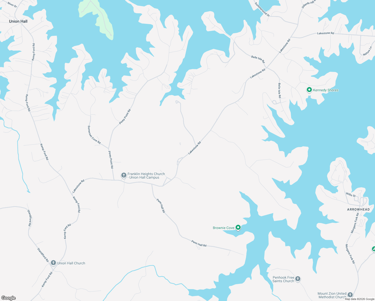 map of restaurants, bars, coffee shops, grocery stores, and more near 1331 Dillards Hill Road in Union Hall