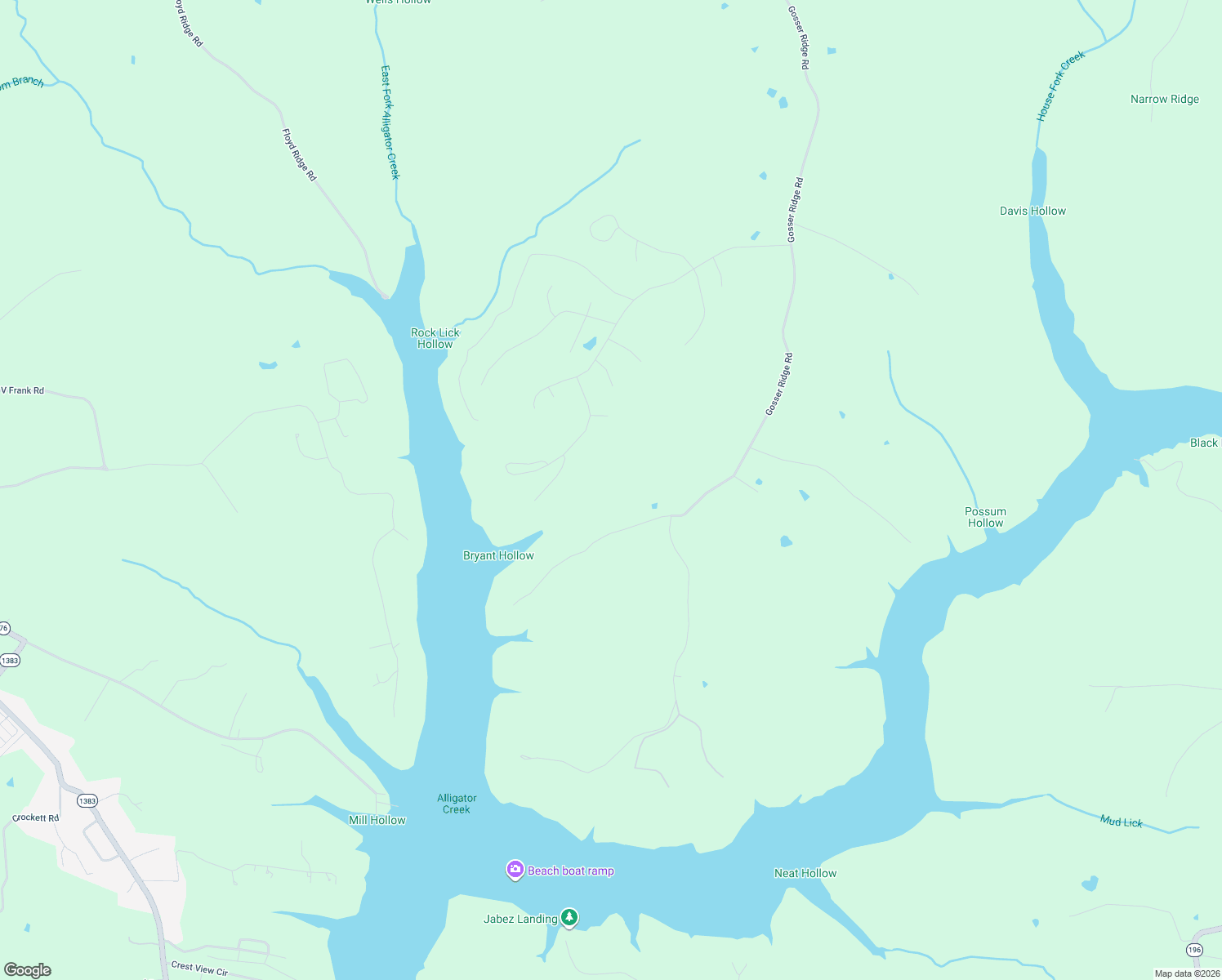 map of restaurants, bars, coffee shops, grocery stores, and more near 3590 Gosser Ridge Road in Russell Springs
