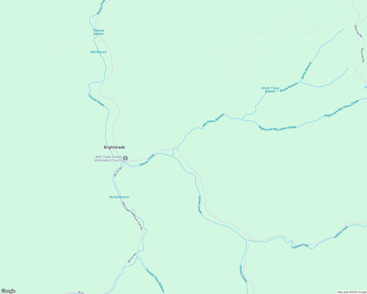 map of restaurants, bars, coffee shops, grocery stores, and more near in Brightshade