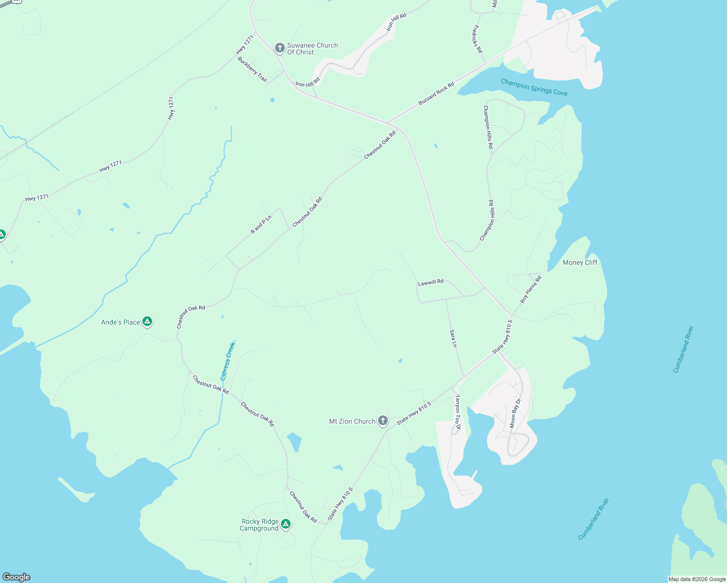 map of restaurants, bars, coffee shops, grocery stores, and more near 175-567 Wilderness Road in Kuttawa