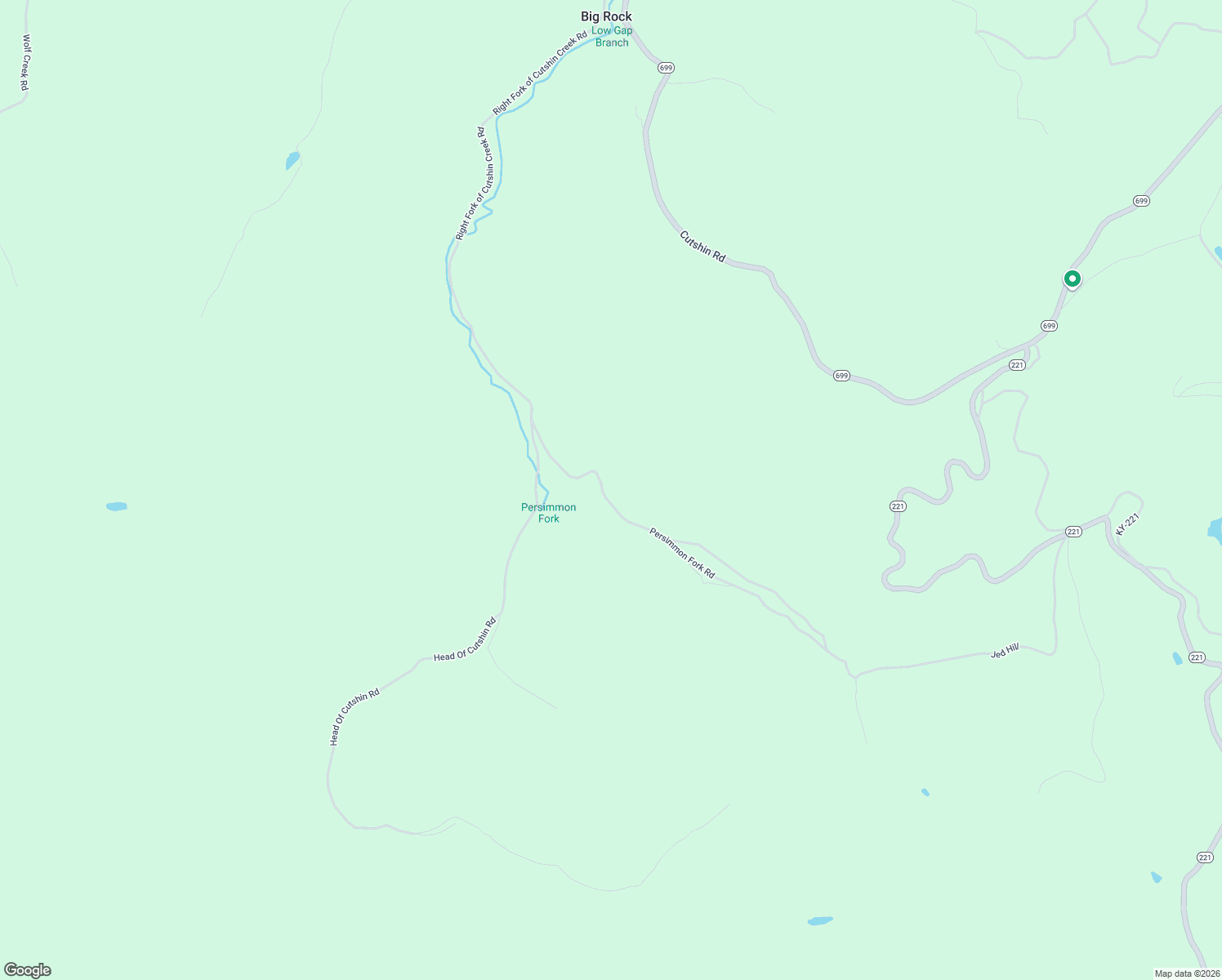 map of restaurants, bars, coffee shops, grocery stores, and more near 345 Persimmon Fork Road in Yeaddiss