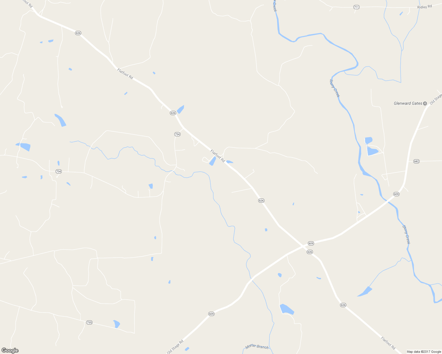 map of restaurants, bars, coffee shops, grocery stores, and more near 17979 Flatfoot Road in Dinwiddie