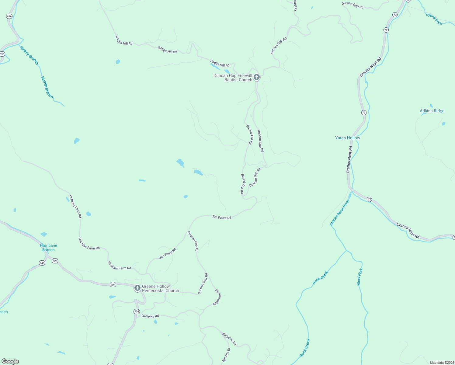 map of restaurants, bars, coffee shops, grocery stores, and more near 7563 Duncan Gap Road in Wise