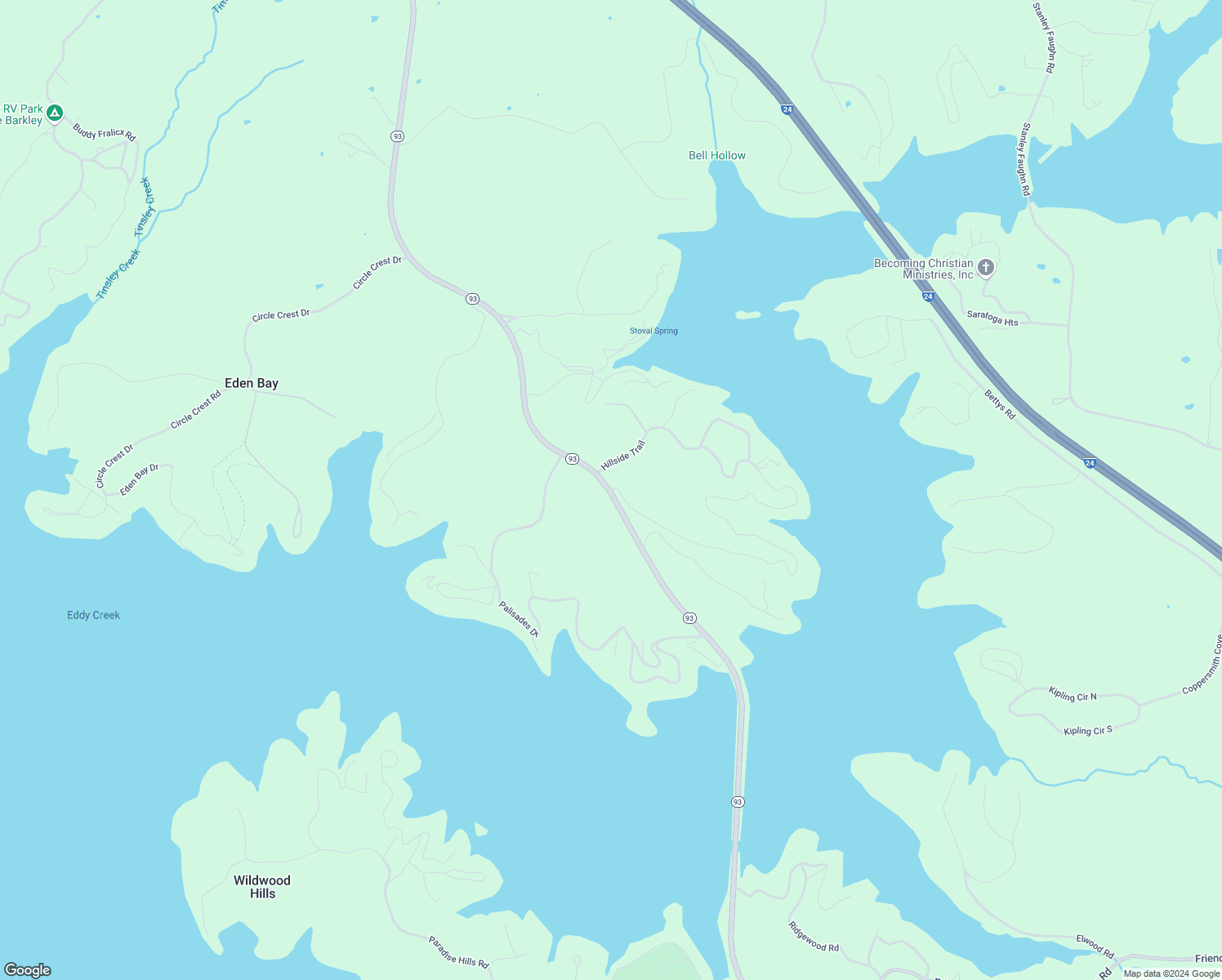 Highway 93, Eddyville KY Walk Score