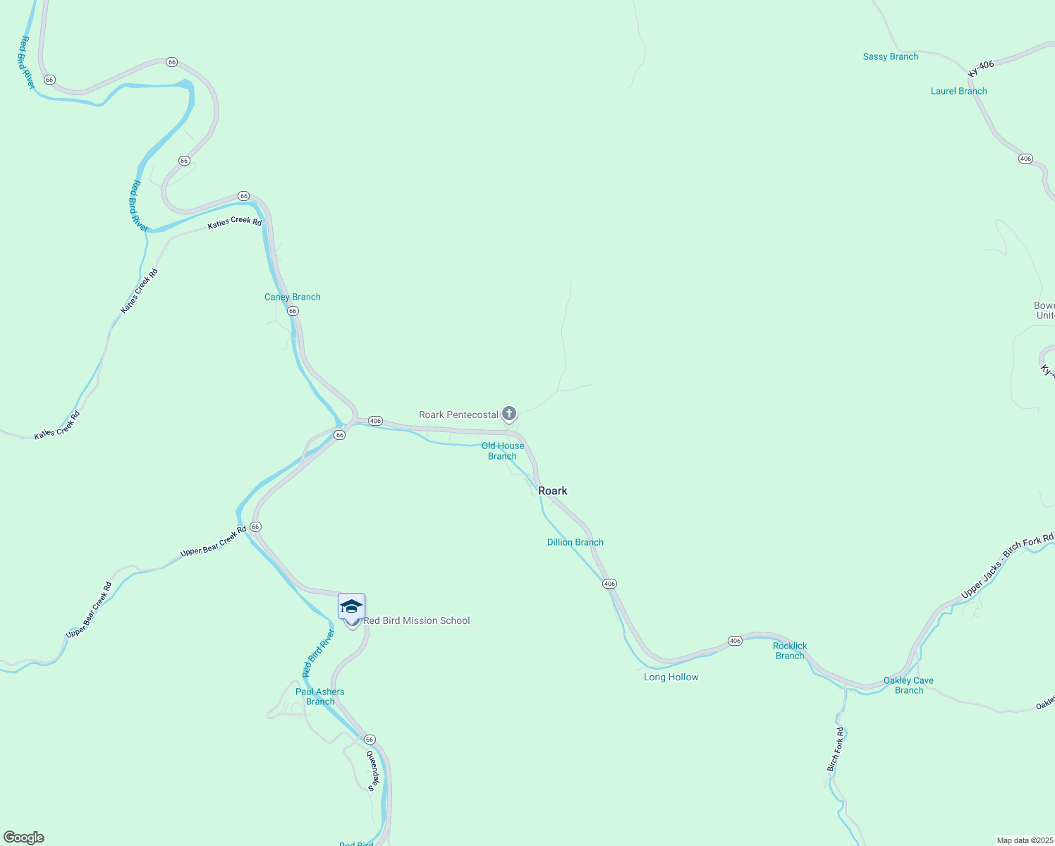 map of restaurants, bars, coffee shops, grocery stores, and more near 12908 Upper Jacks - Birch Fork Road in Roark