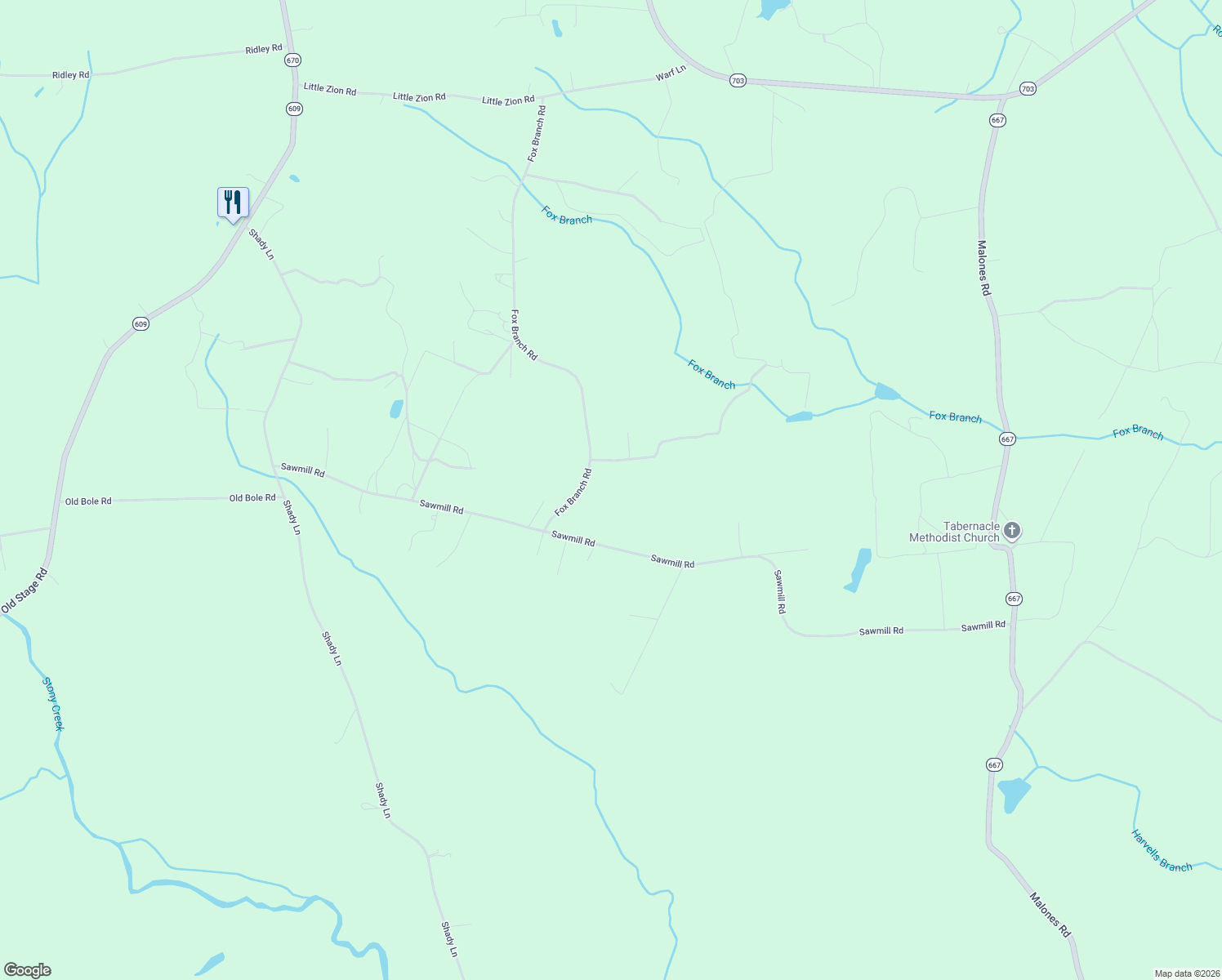 map of restaurants, bars, coffee shops, grocery stores, and more near 17815 Fox Branch Road in Carson