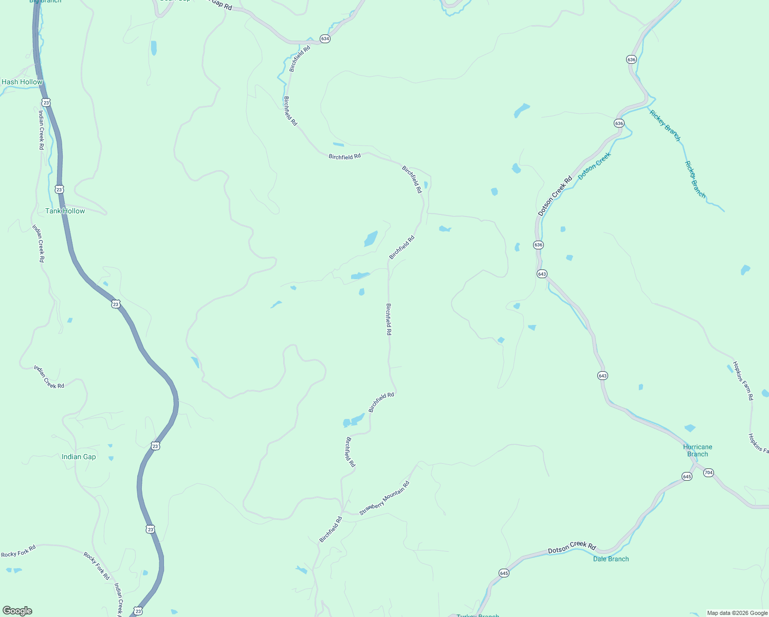 map of restaurants, bars, coffee shops, grocery stores, and more near 7653-7813 Birchfield Road in Wise