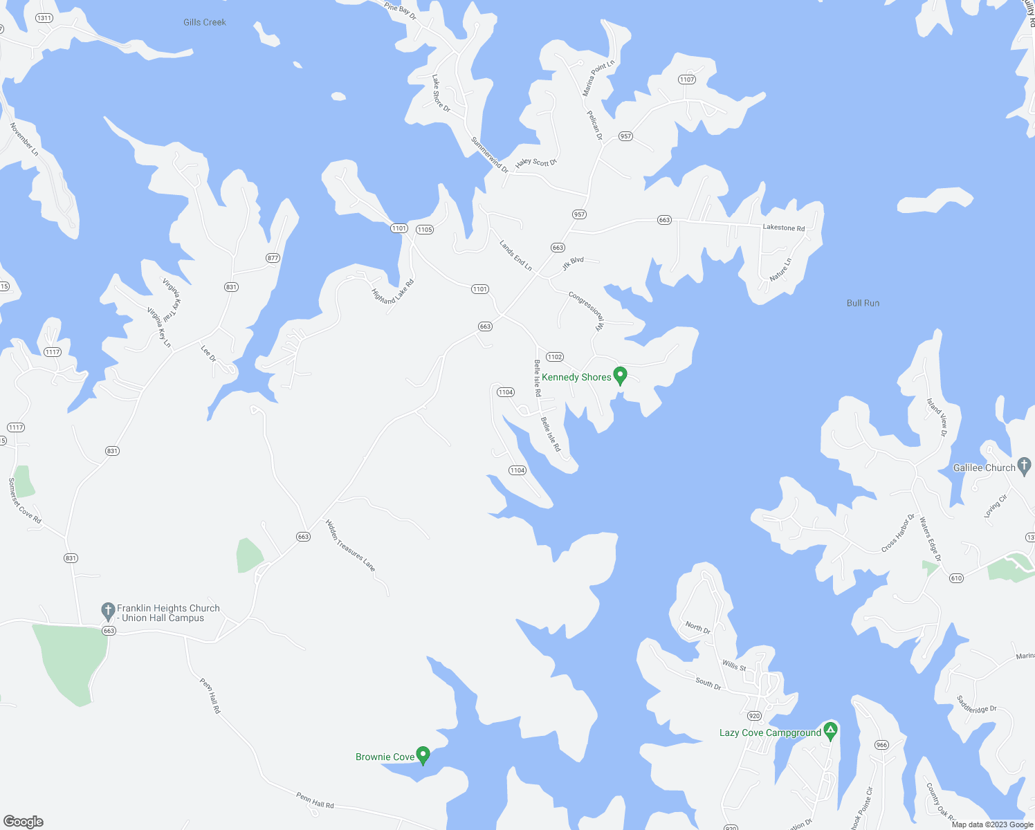 map of restaurants, bars, coffee shops, grocery stores, and more near 650 Monte Vista Road in Union Hall