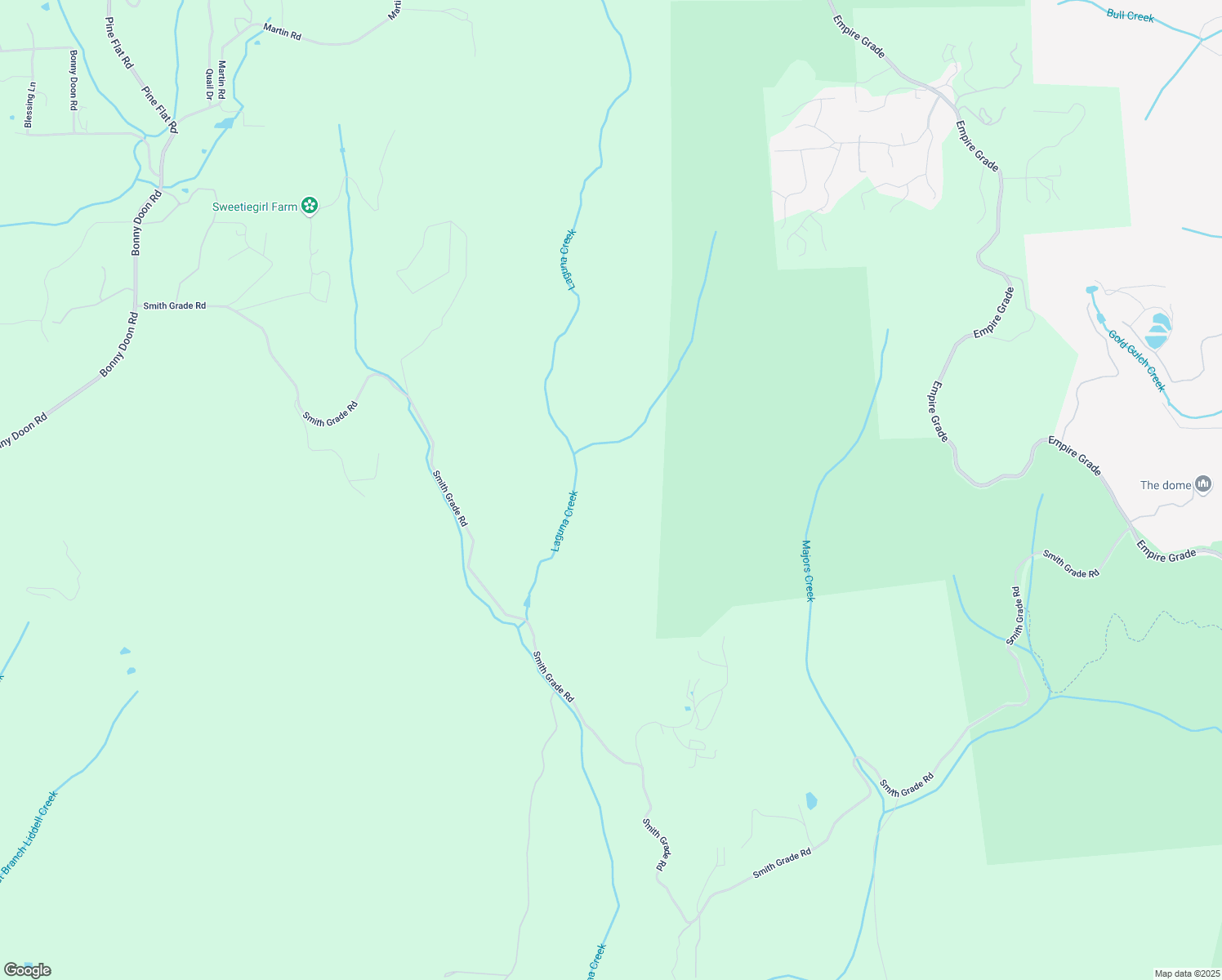 map of restaurants, bars, coffee shops, grocery stores, and more near 2960 Smith Grade in Santa Cruz