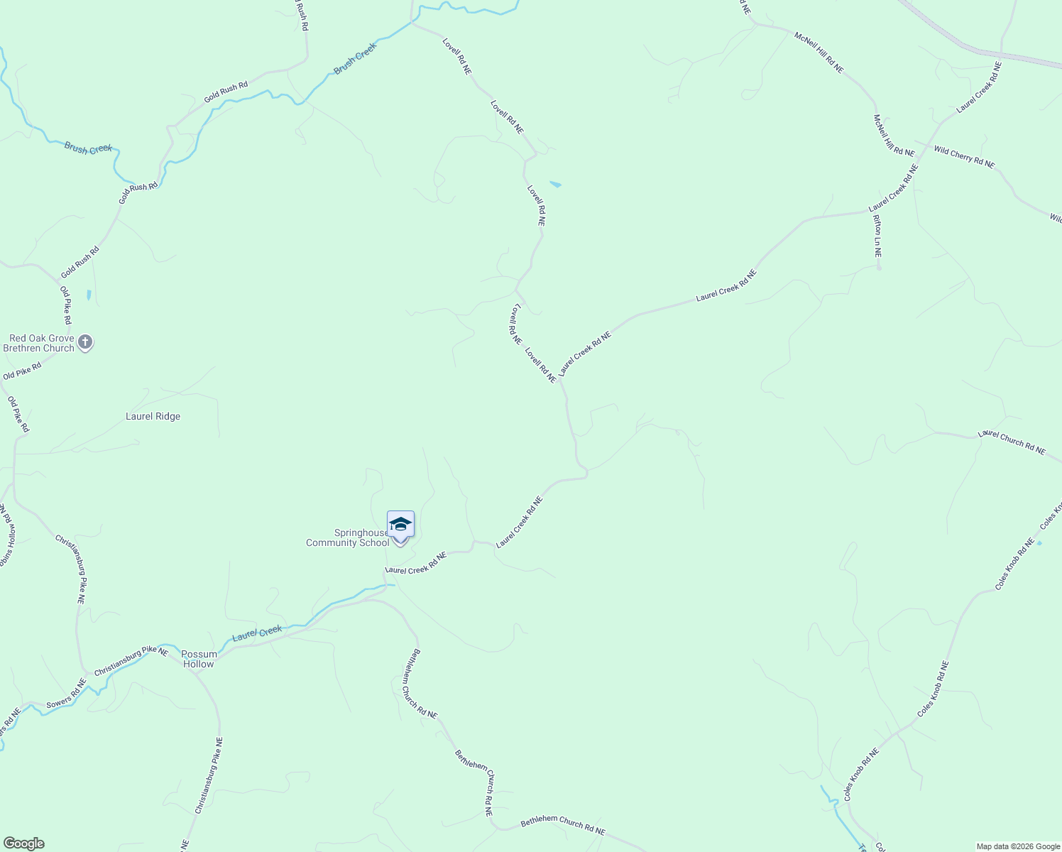 map of restaurants, bars, coffee shops, grocery stores, and more near 320 Lovell Road Northeast in Pilot
