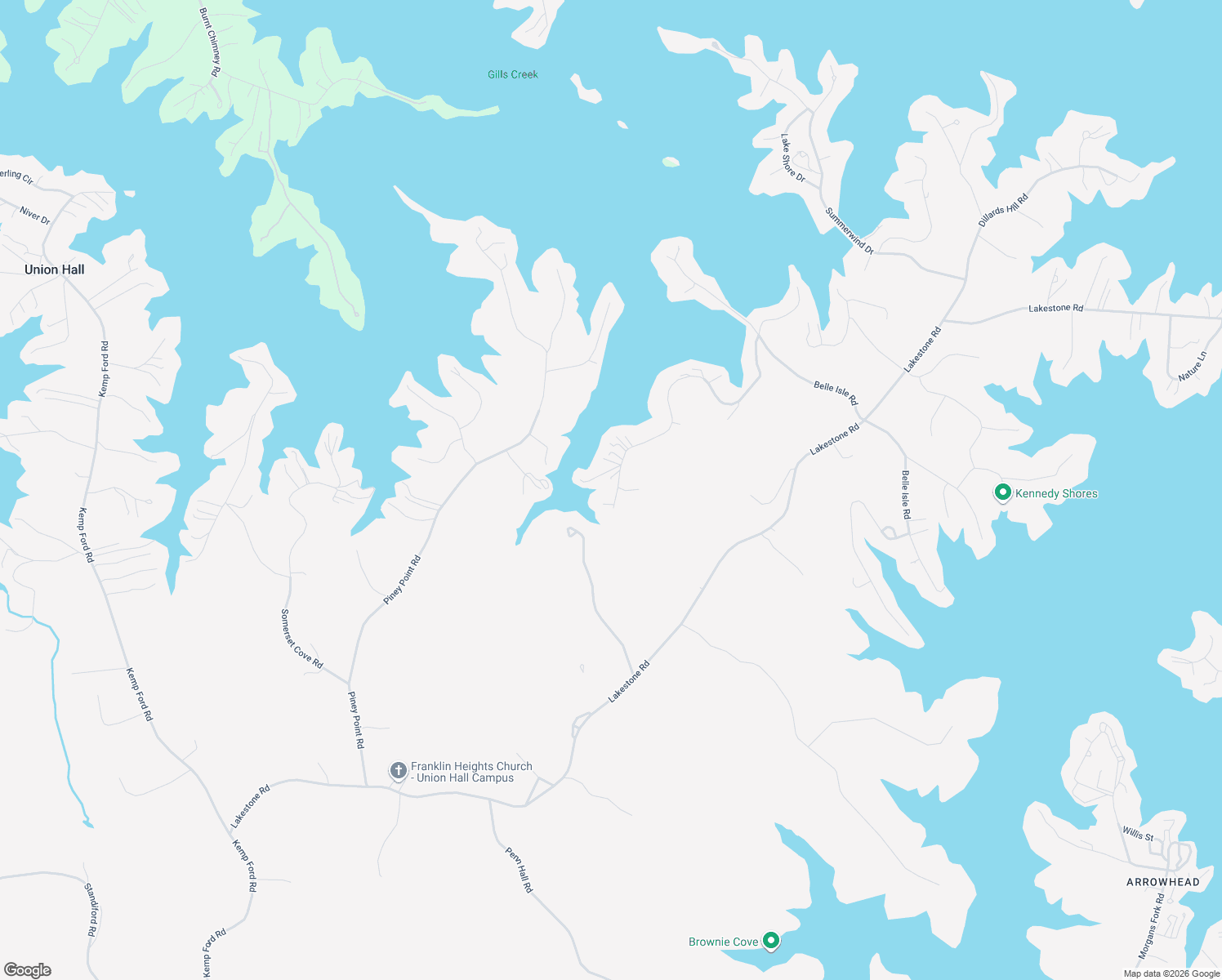 map of restaurants, bars, coffee shops, grocery stores, and more near 45 Highland Lake Road in Union Hall