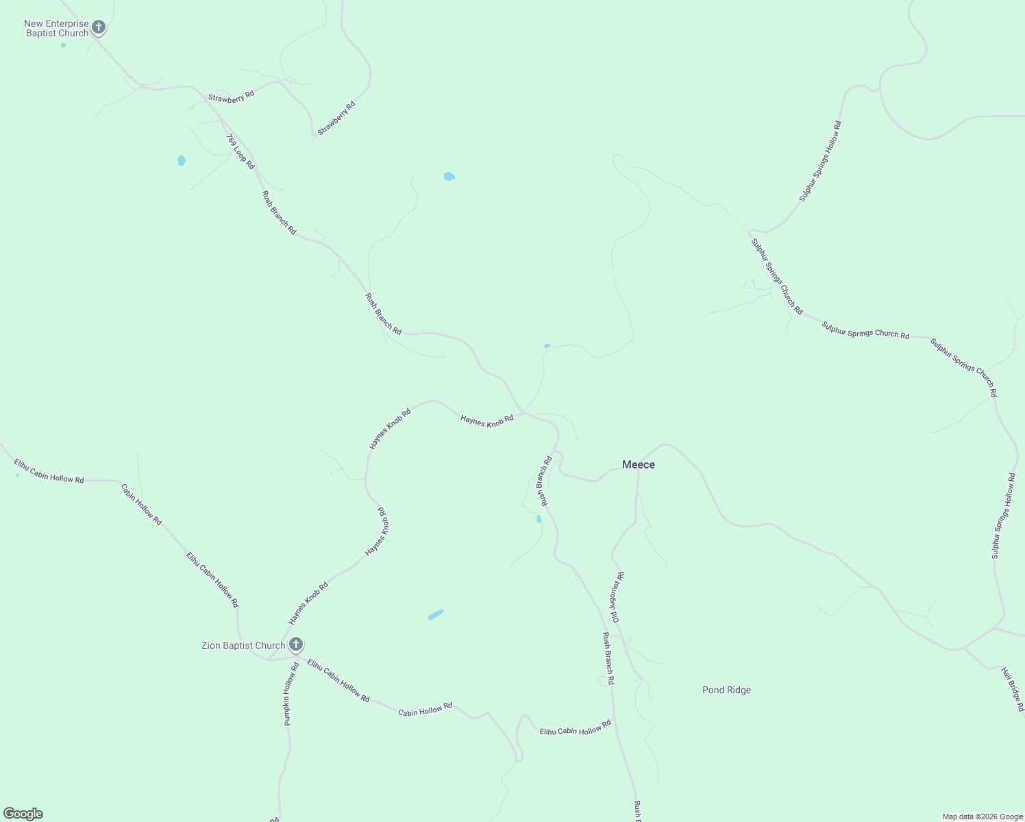 map of restaurants, bars, coffee shops, grocery stores, and more near 6767 Rush Branch Road in Somerset