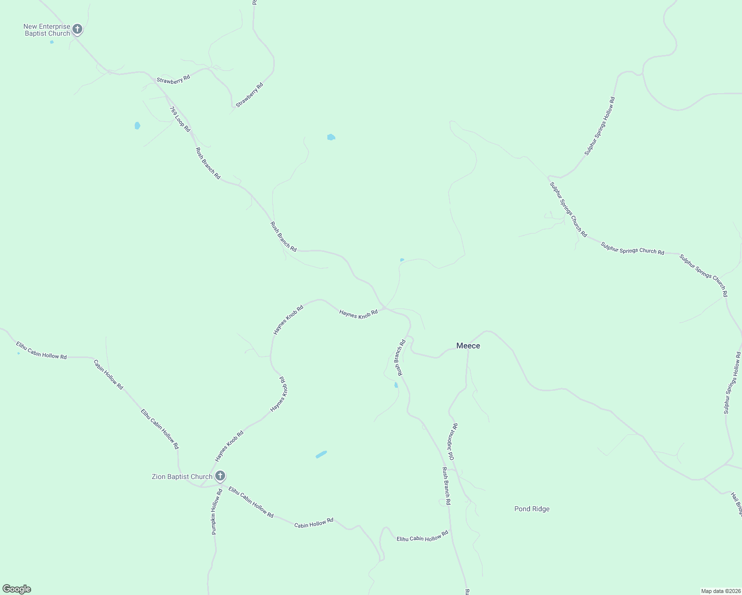 map of restaurants, bars, coffee shops, grocery stores, and more near 6767 Rush Branch Road in Somerset