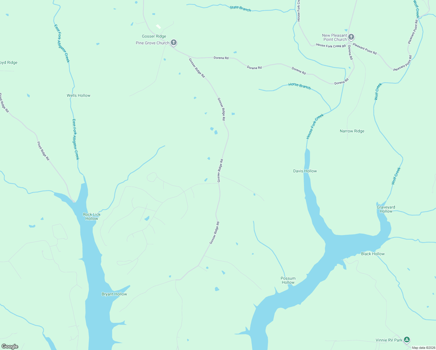 map of restaurants, bars, coffee shops, grocery stores, and more near 200 Gosser Ridge Road in Russell Springs