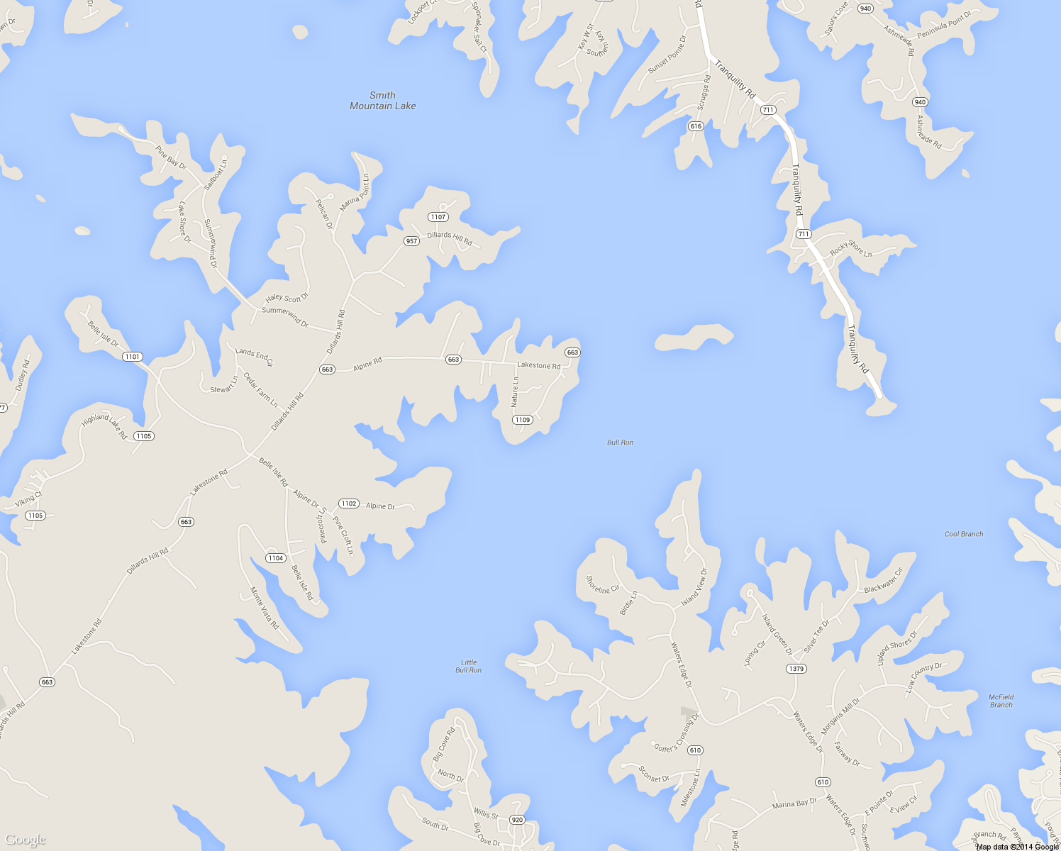 map of restaurants, bars, coffee shops, grocery stores, and more near 1126 Nature Lane in Union Hall