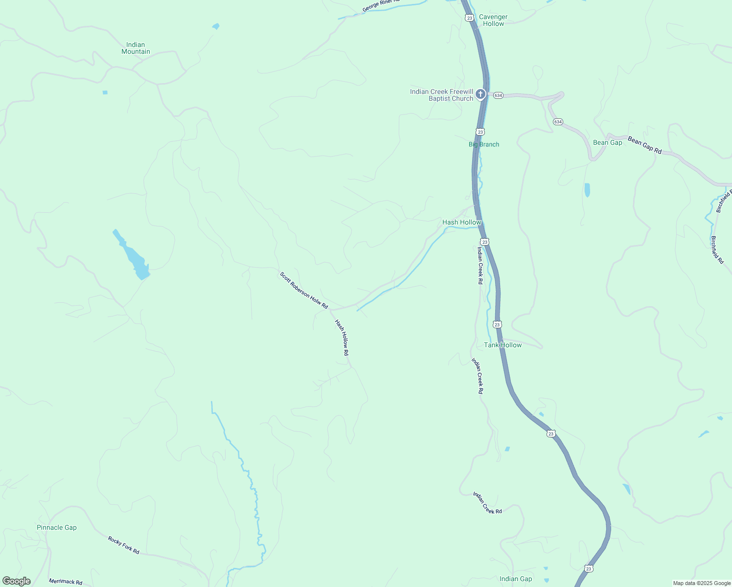 map of restaurants, bars, coffee shops, grocery stores, and more near 8049-8081 Scott Roberson Hollow Road in Wise