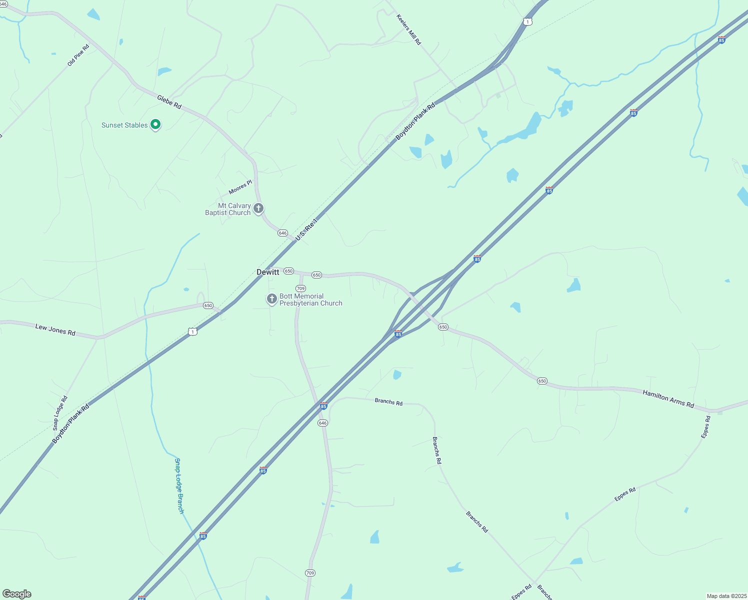 map of restaurants, bars, coffee shops, grocery stores, and more near 15607 Hamilton Arms Road in DeWitt