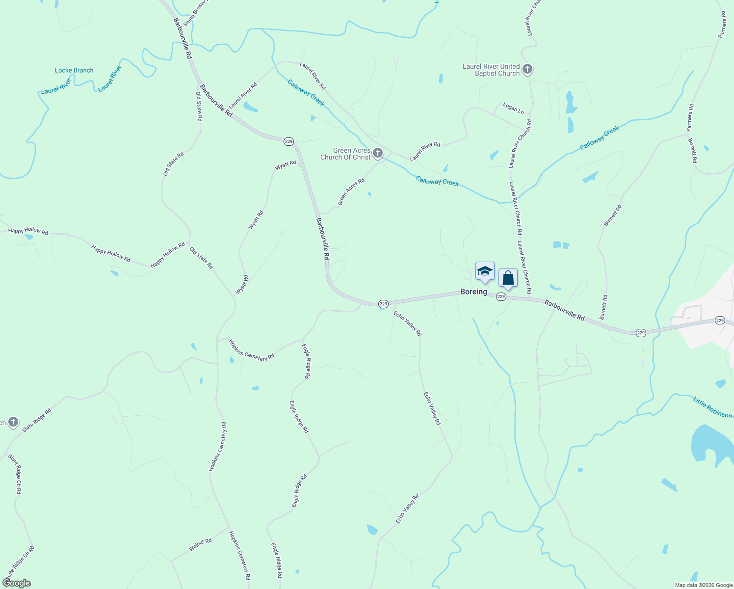 map of restaurants, bars, coffee shops, grocery stores, and more near 6248 Barbourville Road in London