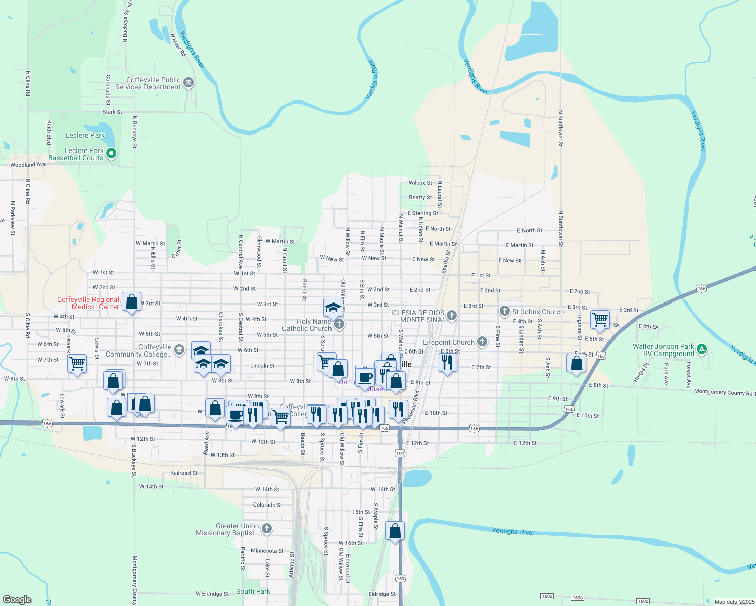 212 West 3rd Street, Coffeyville KS Walk Score