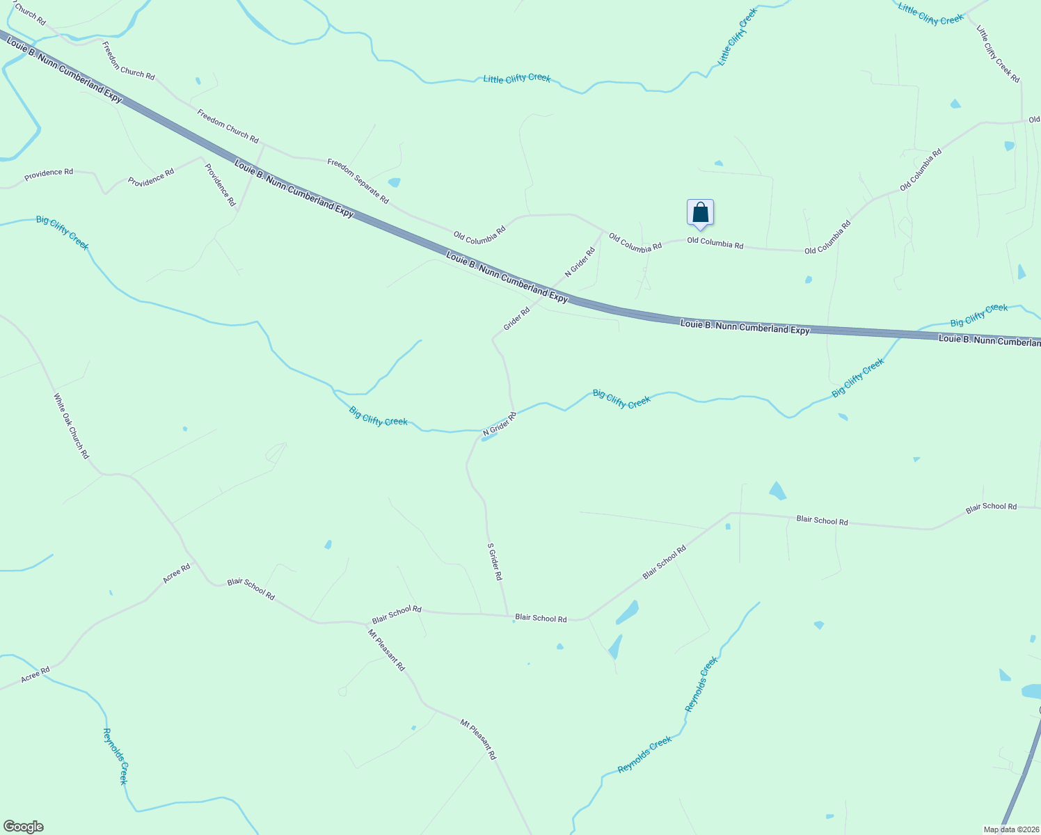 map of restaurants, bars, coffee shops, grocery stores, and more near 444 Clyde Woolridge Road in Russell Springs