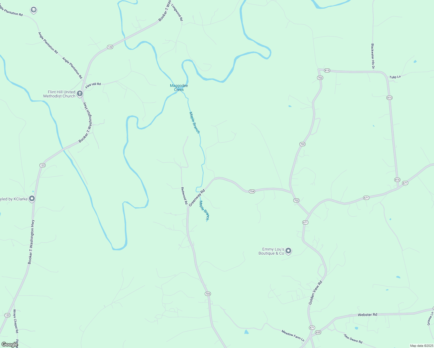 map of restaurants, bars, coffee shops, grocery stores, and more near 345 Greenway Road in Glade Hill