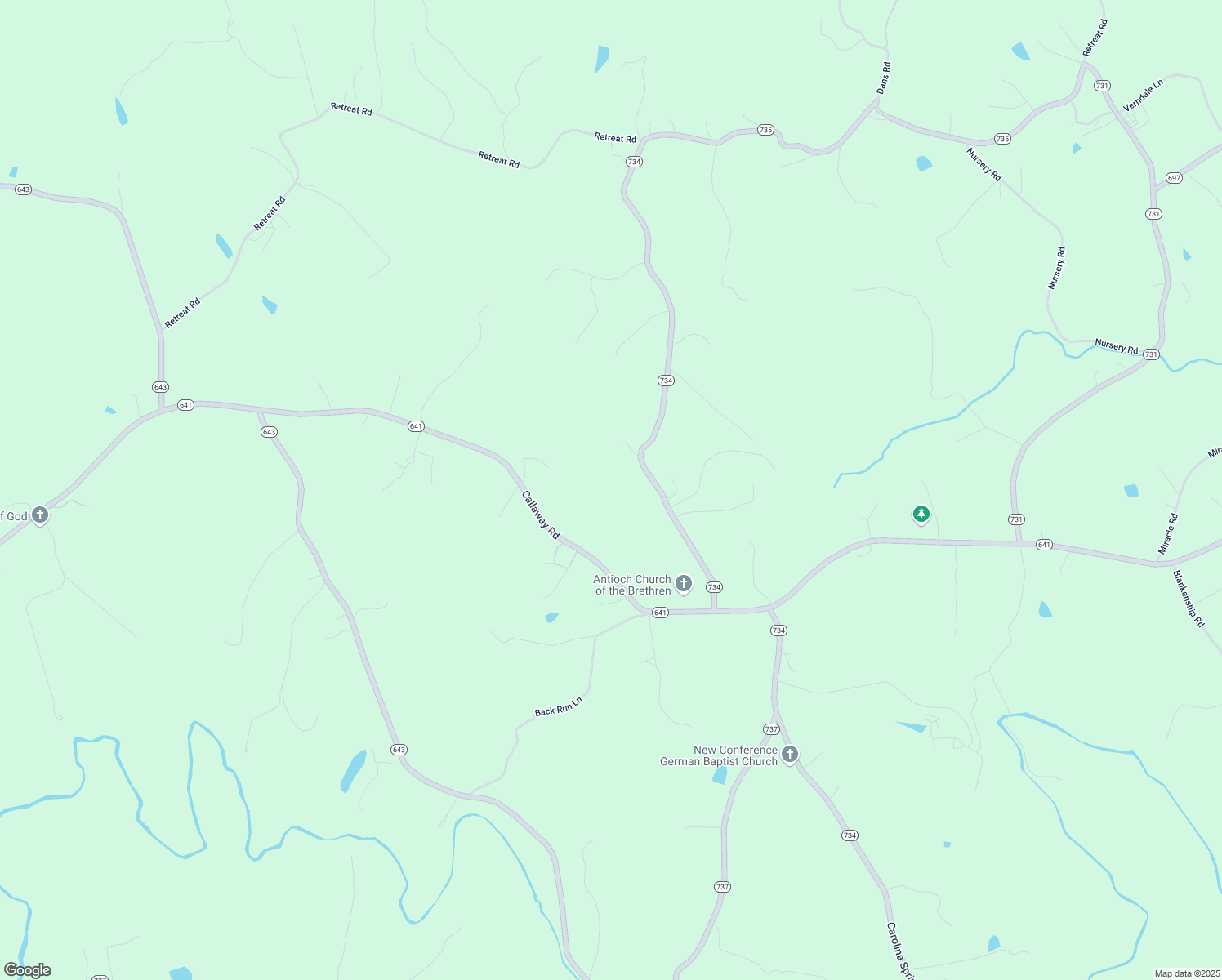 map of restaurants, bars, coffee shops, grocery stores, and more near 3196 Callaway Road in Rocky Mount