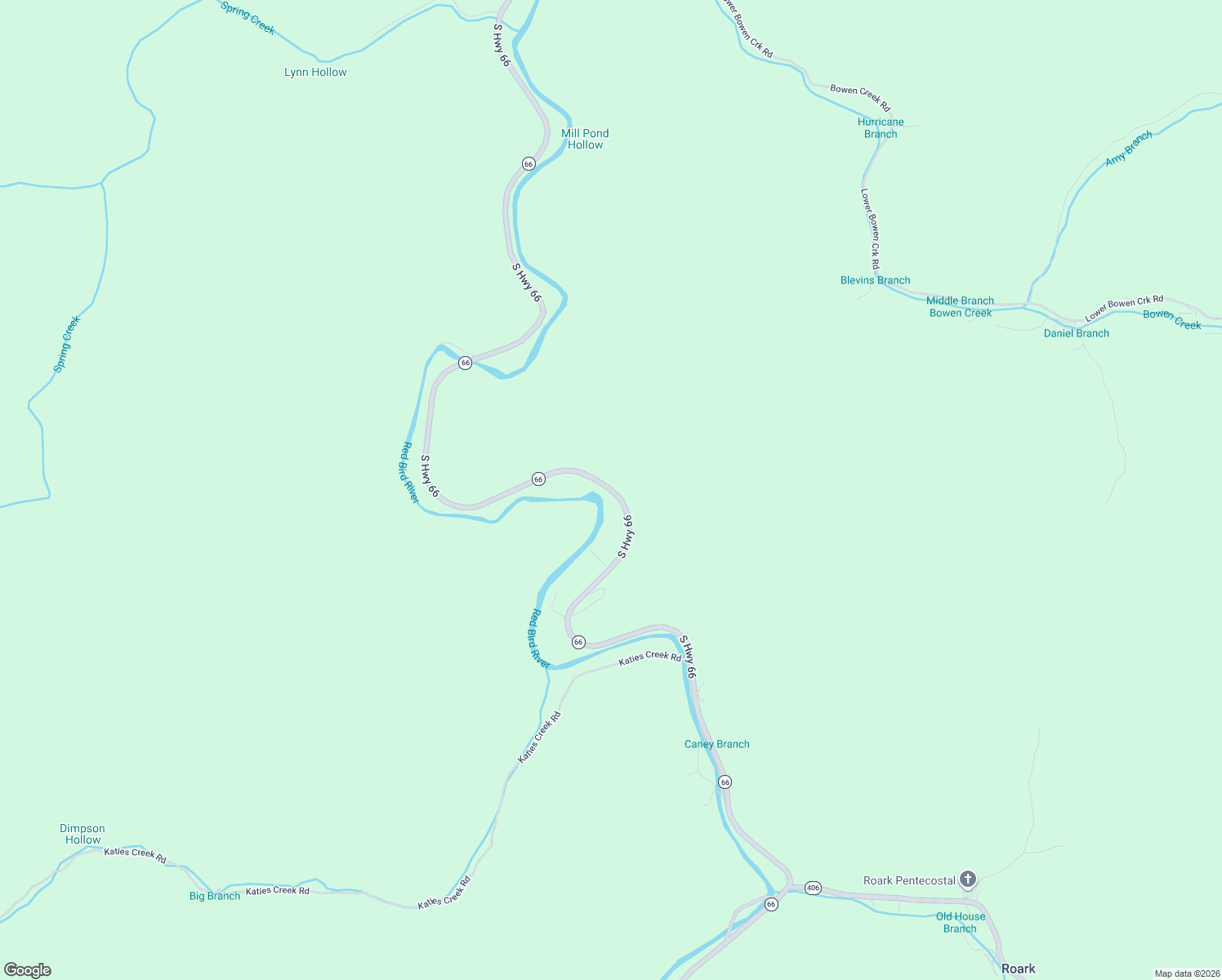 map of restaurants, bars, coffee shops, grocery stores, and more near Kentucky 66 in Essie