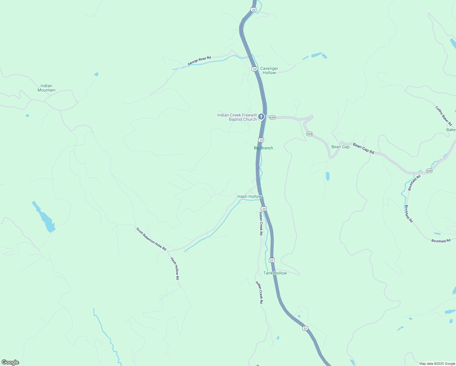 map of restaurants, bars, coffee shops, grocery stores, and more near 8200-8298 Collins Mountain Road in Wise