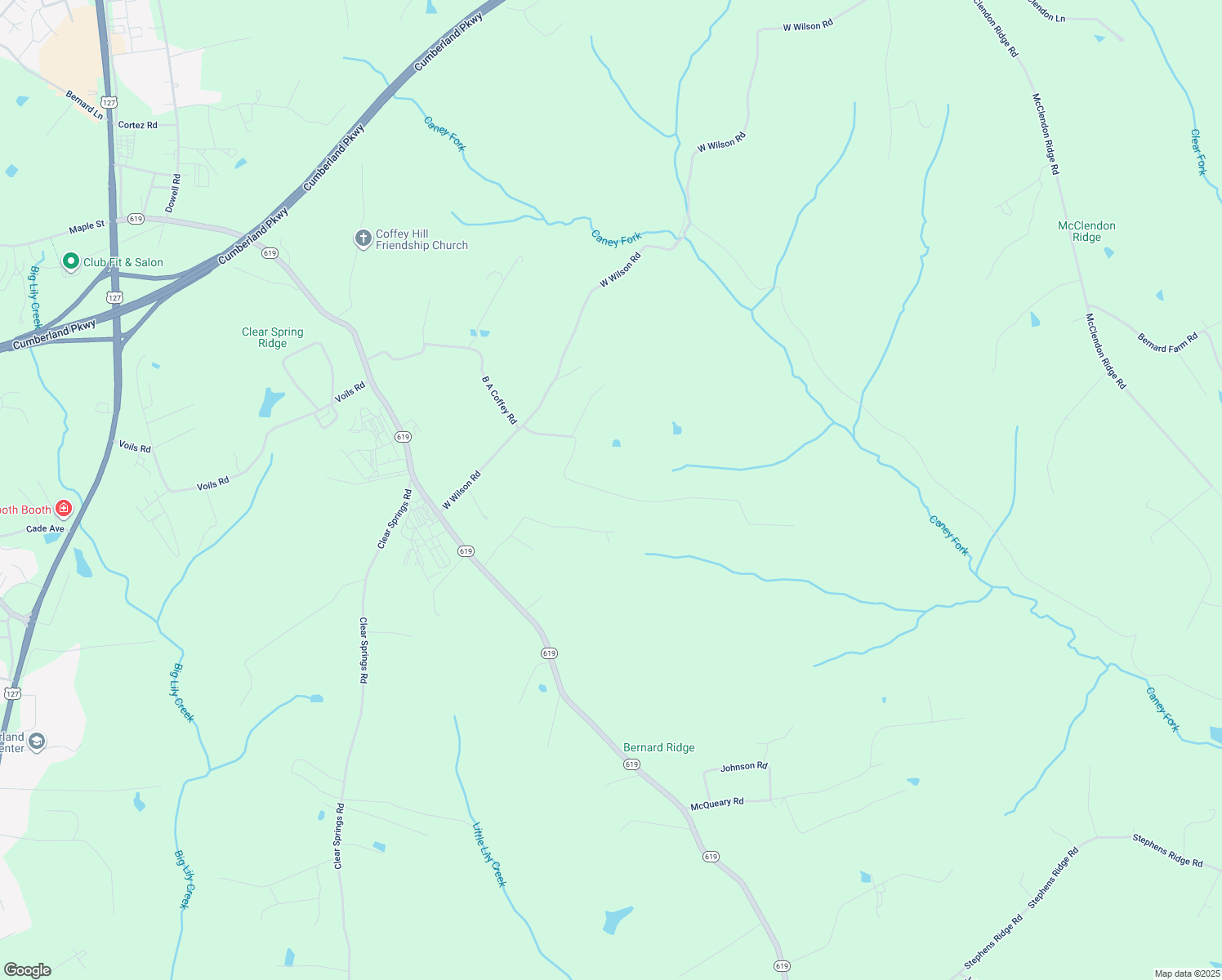 map of restaurants, bars, coffee shops, grocery stores, and more near in Russell Springs