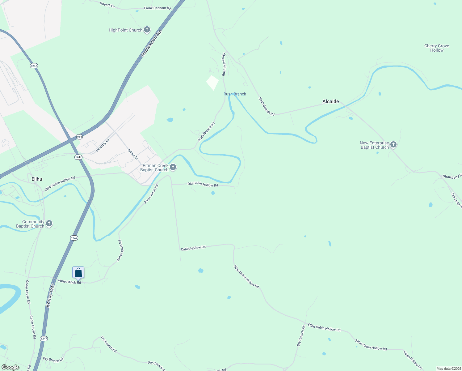 map of restaurants, bars, coffee shops, grocery stores, and more near 322-439 Old Cabin Hollow Road in Somerset