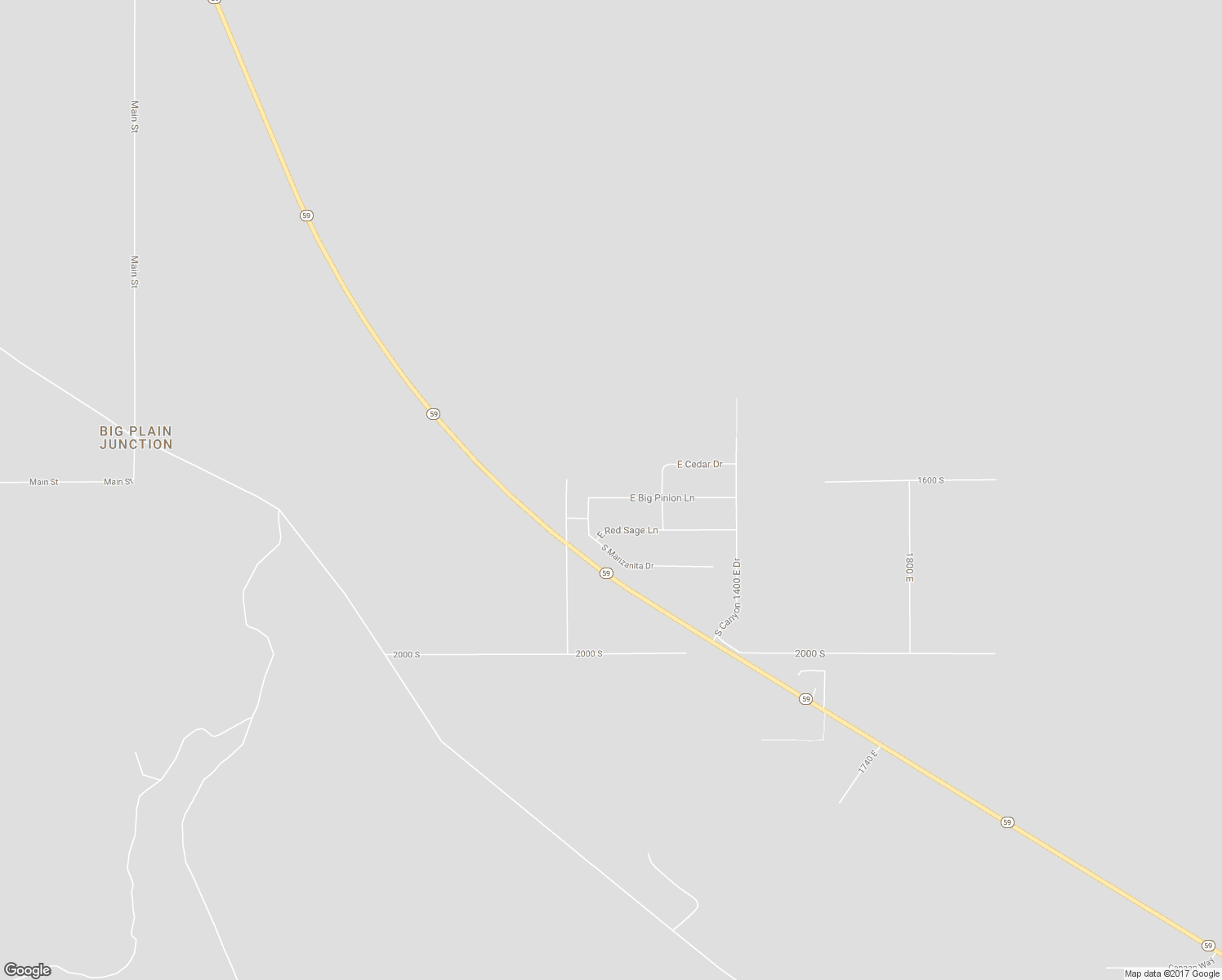 map of restaurants, bars, coffee shops, grocery stores, and more near 1123 East Big Pinion Lane in Apple Valley