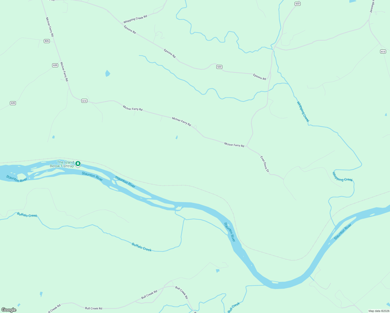 map of restaurants, bars, coffee shops, grocery stores, and more near 2269 McIver Ferry Road in Gladys