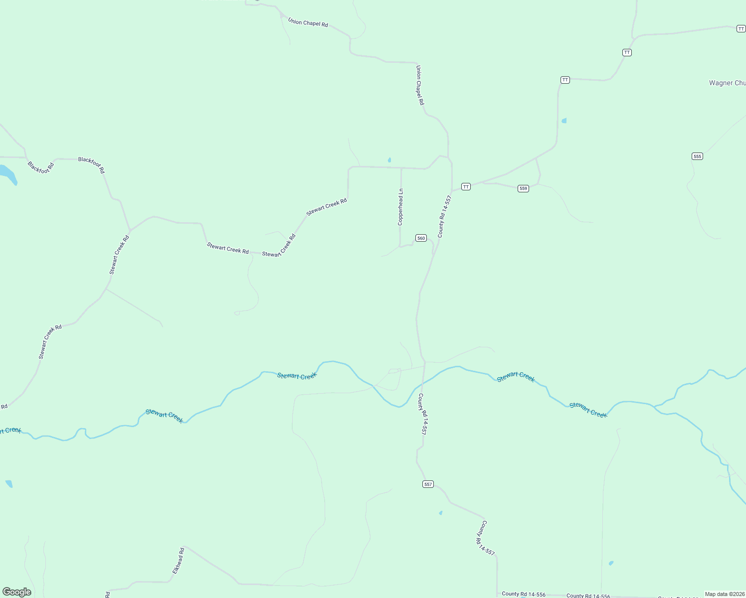 map of restaurants, bars, coffee shops, grocery stores, and more near 124 Copperhead Lane in Bruner