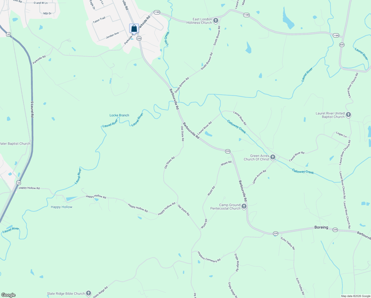 map of restaurants, bars, coffee shops, grocery stores, and more near 251 Old State Road in London