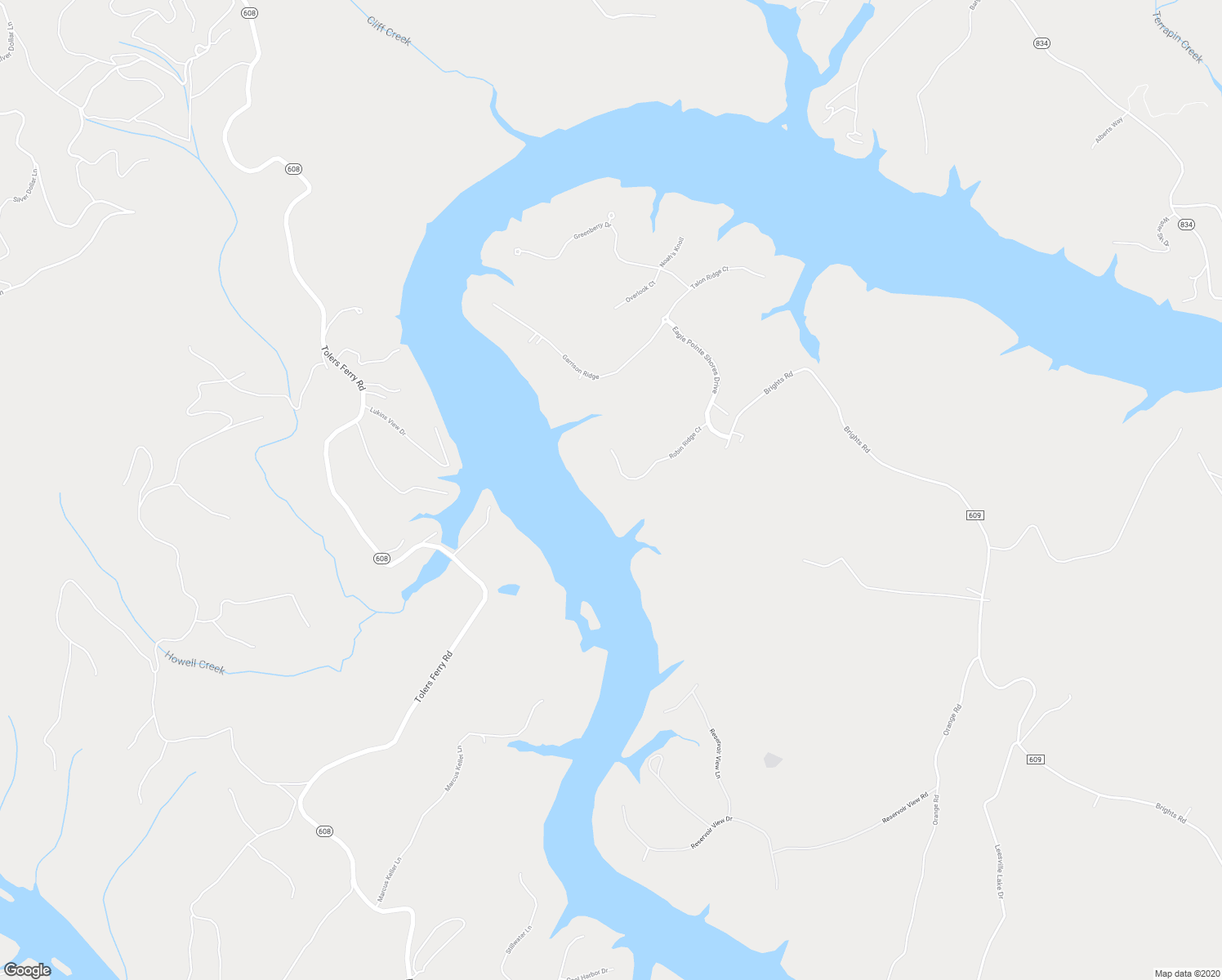 map of restaurants, bars, coffee shops, grocery stores, and more near 395 Robin Ridge Court in Pittsville
