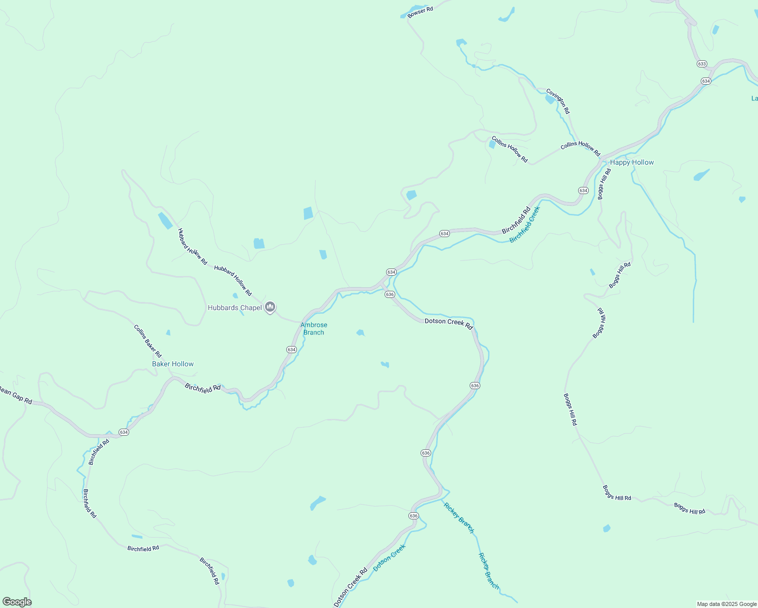 map of restaurants, bars, coffee shops, grocery stores, and more near 8743 Dotson Creek Road in Pound