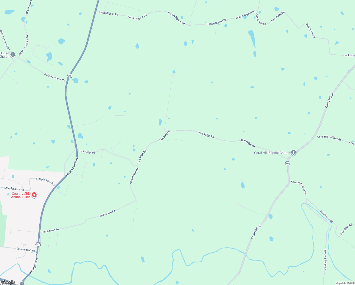 map of restaurants, bars, coffee shops, grocery stores, and more near 1-199 Ridge View Drive in Glasgow